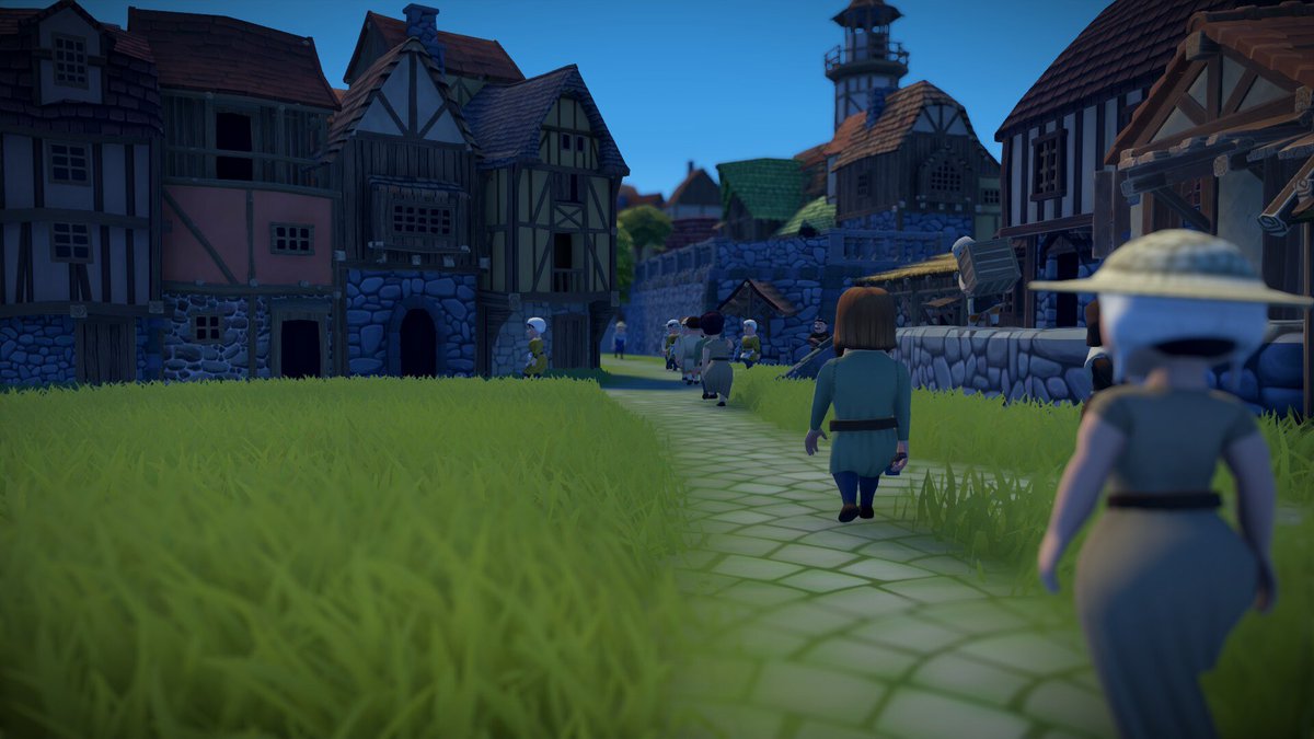 After a long journey, the weary travelers return to the valley and look at last, on meadows green

This magnificent citadel created by Sapier (Steam) would be a welcome sight indeed!

#Screenshotsaturday #Foundation #indiegame #medieval #citybuilder