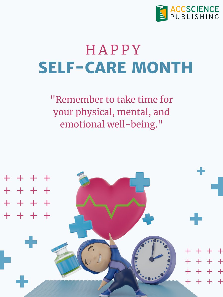 AccscienceAsp's tweet image. 🌟 It&apos;s Self-Care Month! (June 24 - July 24) 🌟

❤️Take time to prioritize your physical, mental, and emotional well-being. Self-care isn&apos;t selfish—it&apos;s essential! Let&apos;s spread the word and encourage healthy habits. 
#SelfCareMonth #HealthAwareness #WellBeing