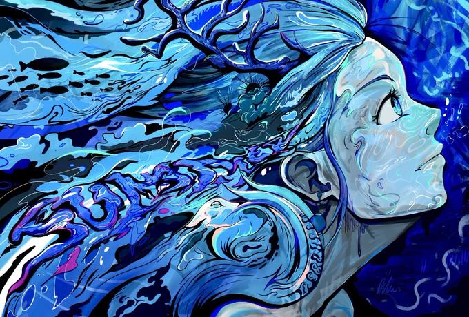 #これでフォロワーさん増えましたボールペン画だったりデジタルイラストだったり油絵だったり色々やりましたまだまだ頑張ります!!!!!!! 