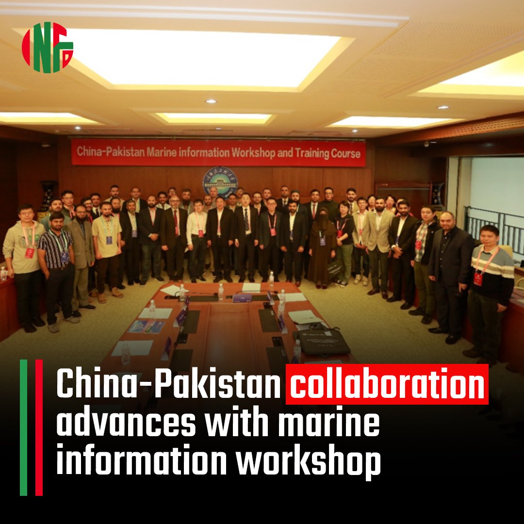 Infodor_pk's tweet image. The first-ever China-Pakistan Marine Information Workshop kicked off at Harbin Engineering University, China, from May 27 to June 13. 32 Pakistani researchers explored cutting-edge underwater acoustics technology, boosting bilateral marine collaboration. 
#MarineTech