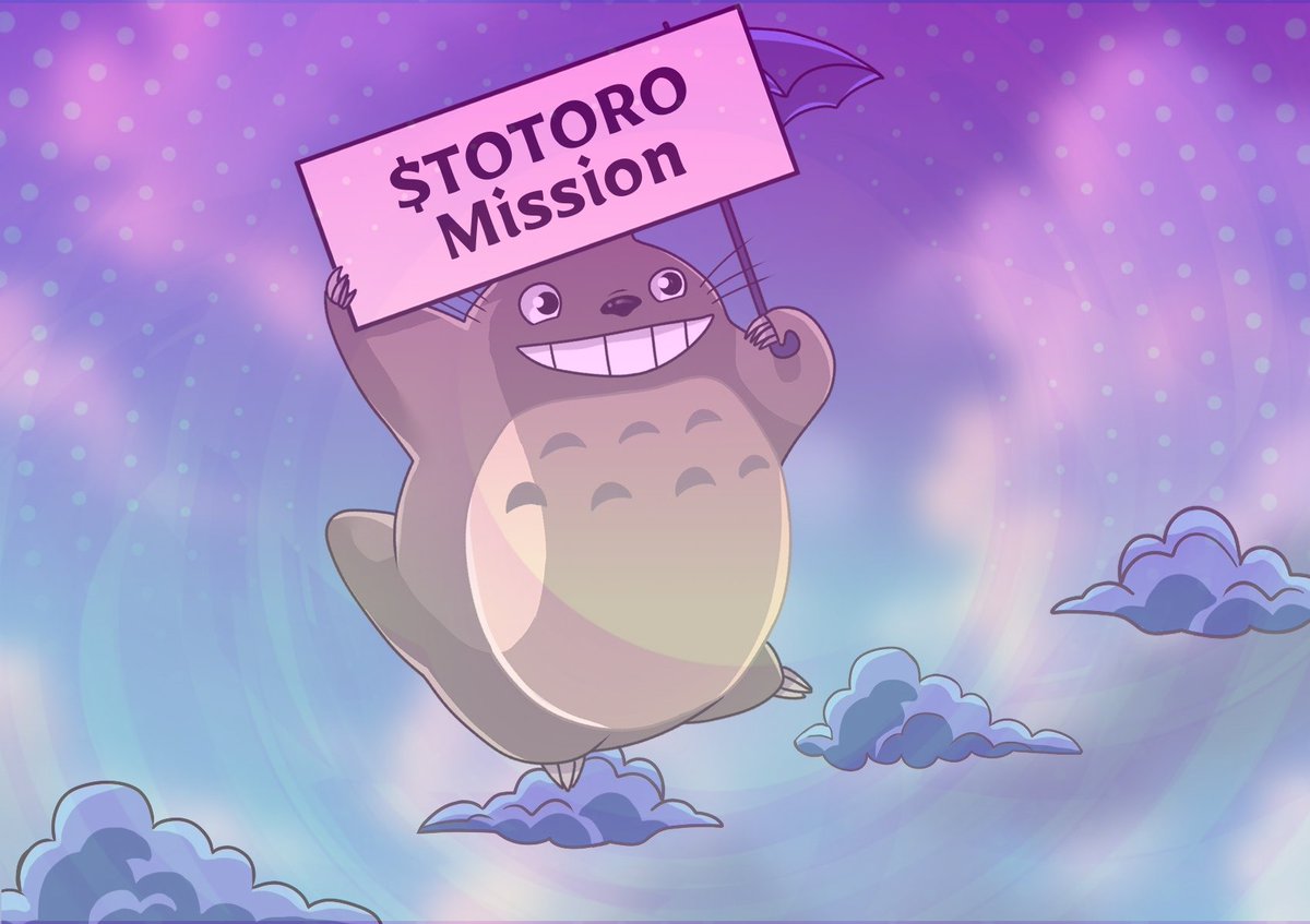 The $TOTORO is more than just a token! TOTORO its a guardian , his main goal to promote awareness of the importance of nature in our lives and the need to protect it🛡

Telegram: t.me/MyNeighbor_Tot…
Website: totoro.one
