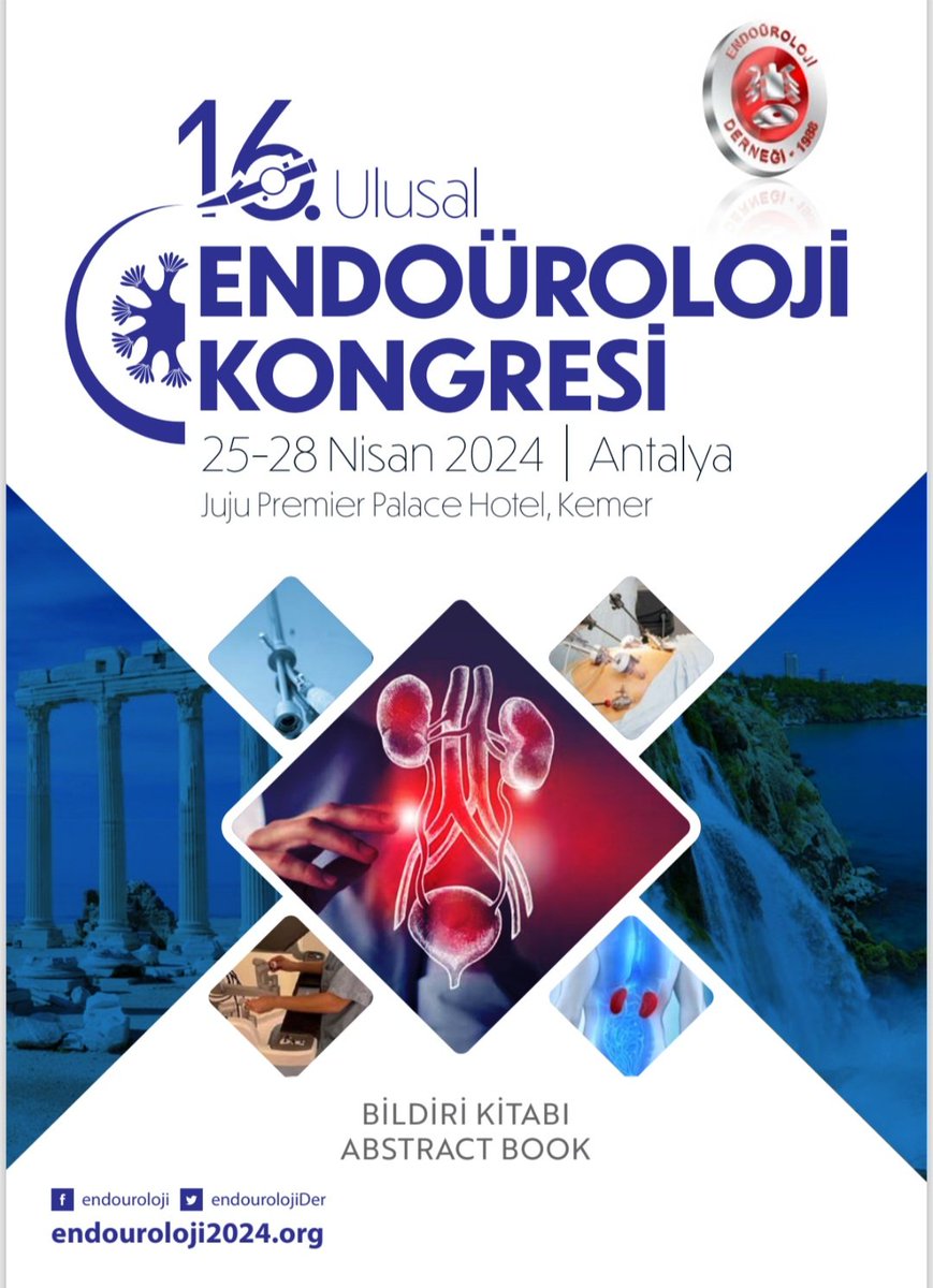 EndourolojiDer's tweet photo. 16. Ulusal Endoüroloji Kongresi Bildiri Kitabı yayına alınmıştır.
İndirmek için link adresinden sayfamızı ziyaret edebilirsiniz.
https://t.co/CPunmUsbog
@EndourolojiDer https://t.co/IcLtmOVhER