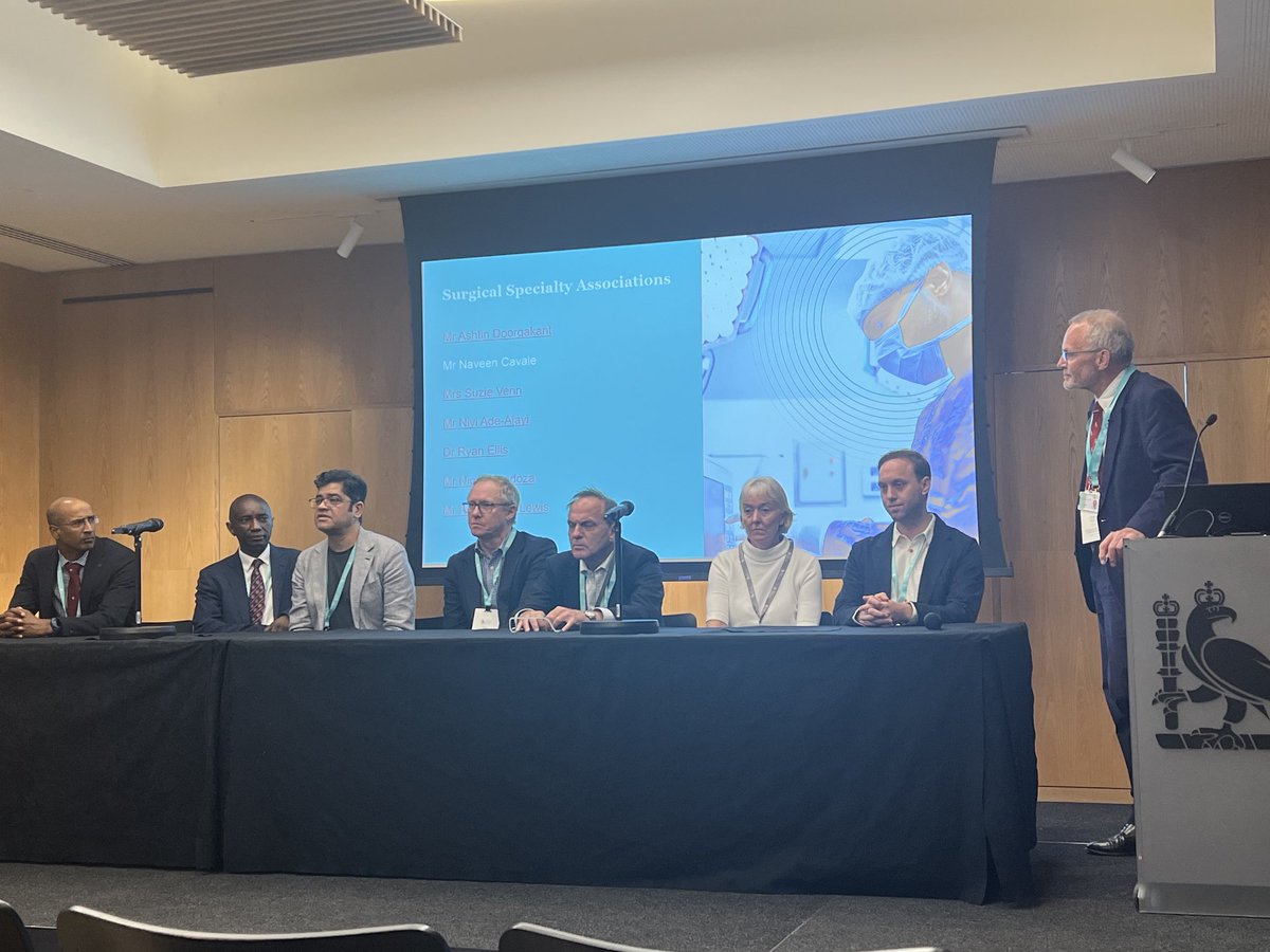 Surgical Specialty Associations presenting their great global projects and plans for the future  
#GSF #RCSEng