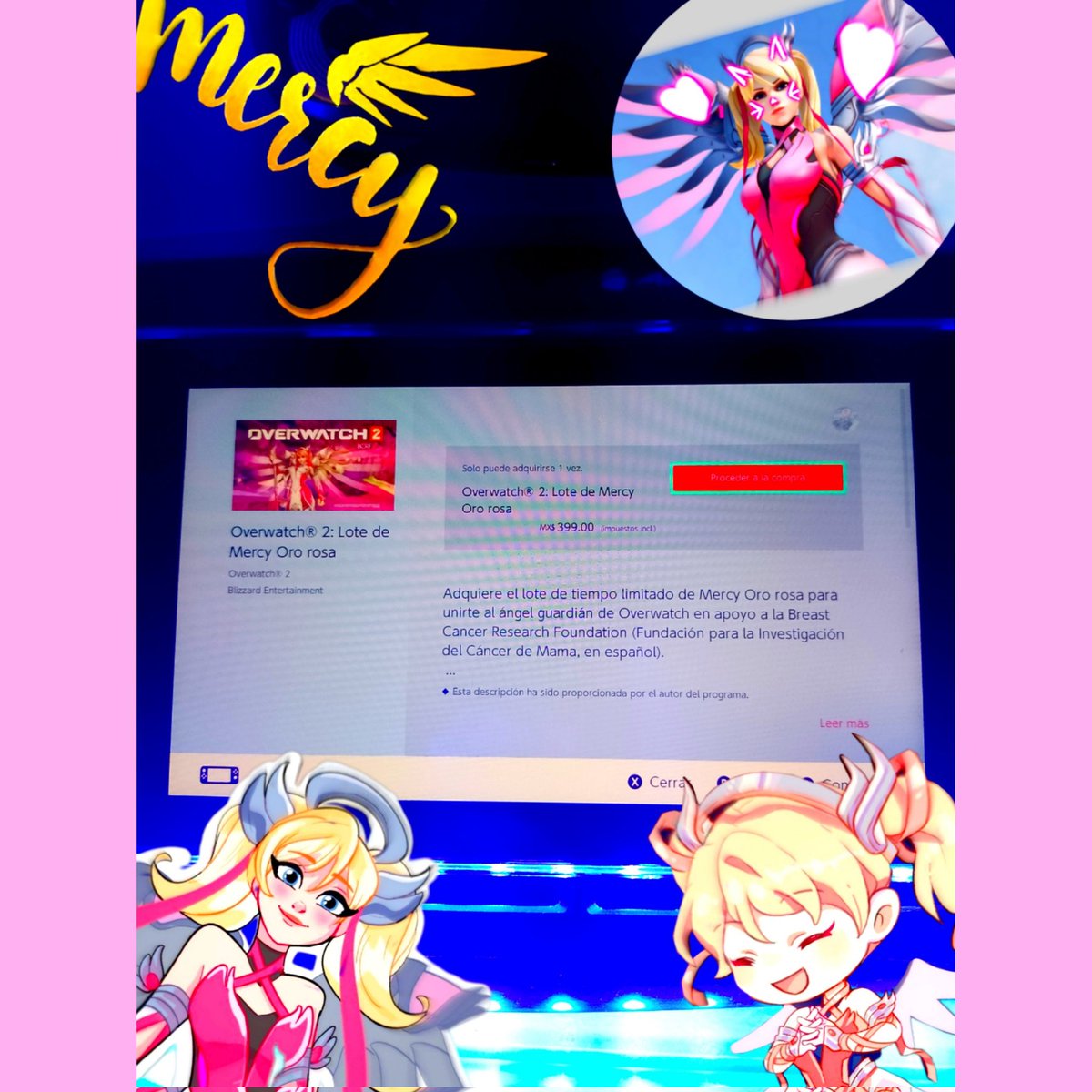 mikubolaa's tweet photo. Gracias infinitas @BeauFurler por esta maravillosa skin 🥹🥹
#rosegoldmercy #overwatch2 https://t.co/I9SeAi6eb3