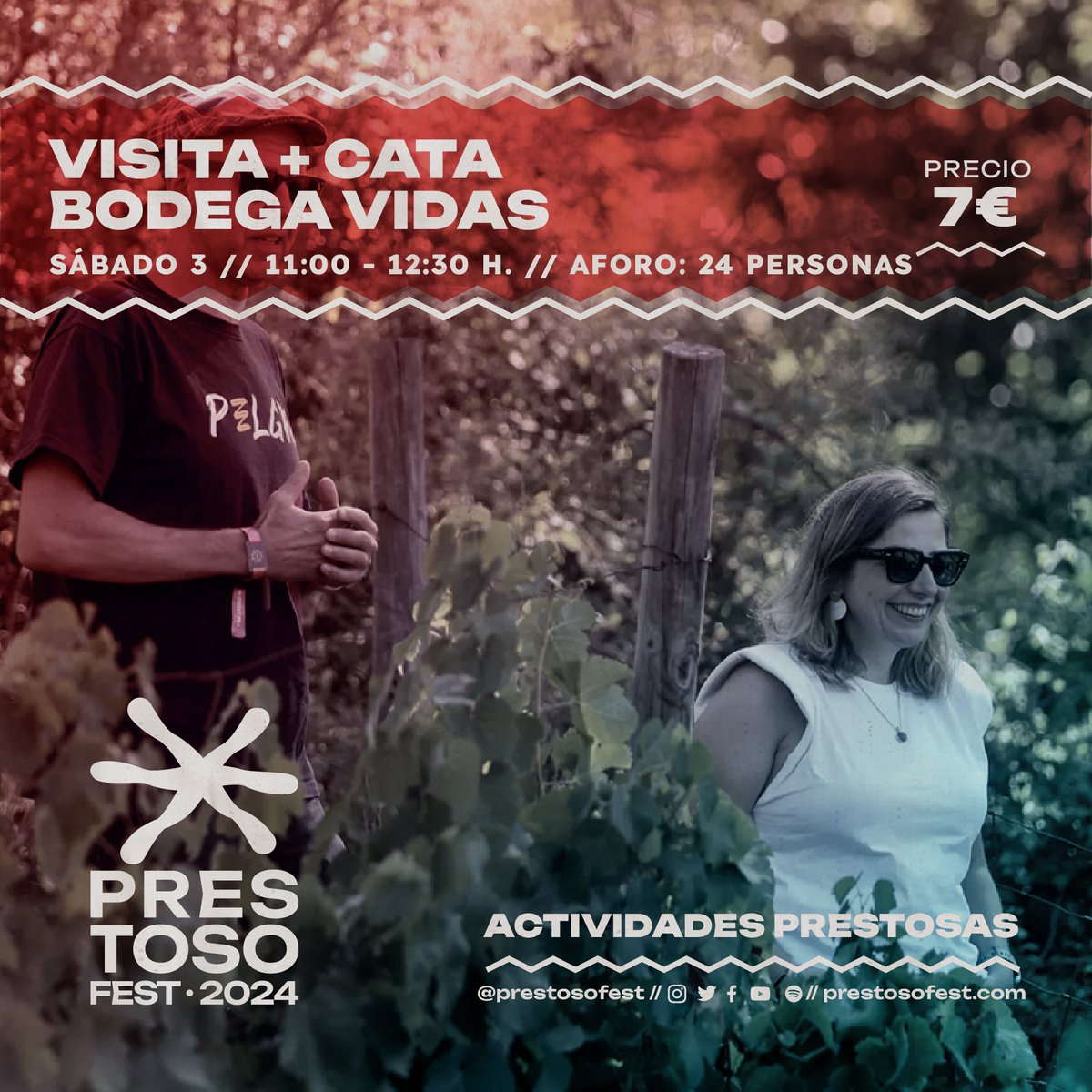 Uno de los clásicos del festival es conocer la <a href="/BodegaVidAs/">Bodega Vidas</a> 🍇. Sus vinos están reconocidos como Vinos de Alta Montaña o de Viticultura Heróica, un sello de calidad que reconoce el duro trabajo asociado a la localización de las viñas en pendientes.

👉 prestosofest.com/actividades-pr…