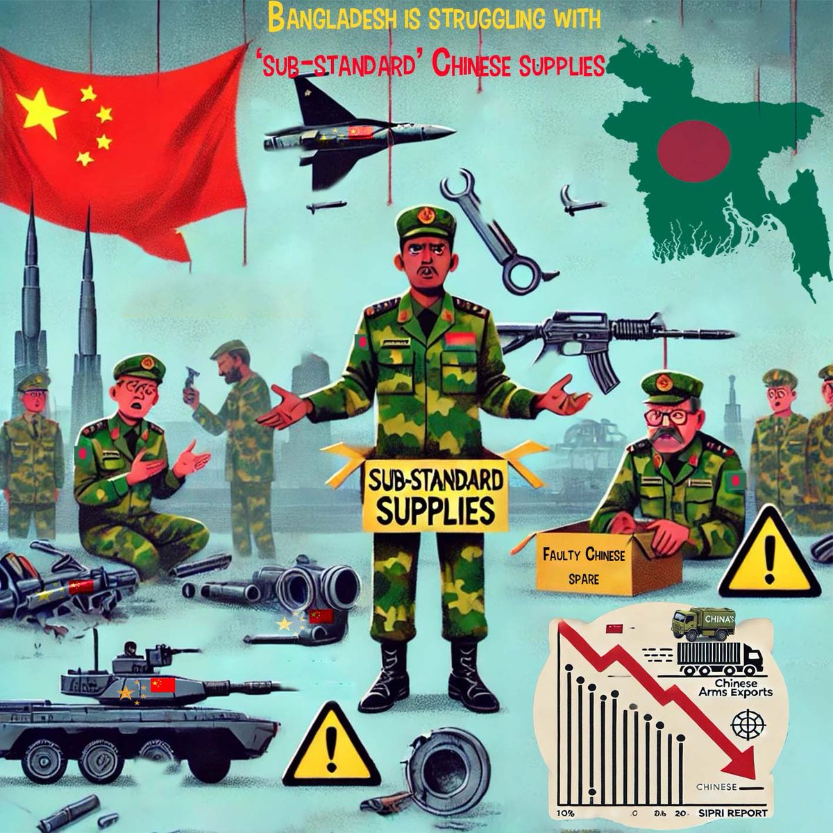 monk_sid86's tweet photo. Quality was always a concern in Chinese products. Let it be cosmetics, garments, electronics or even Military Supplies. God help those countries who train their military on Chinese equipment. 
#CCP #IPRTheft @Sriparnapathak  
https://t.co/3U6tdQREva https://t.co/wViwXX0g7m