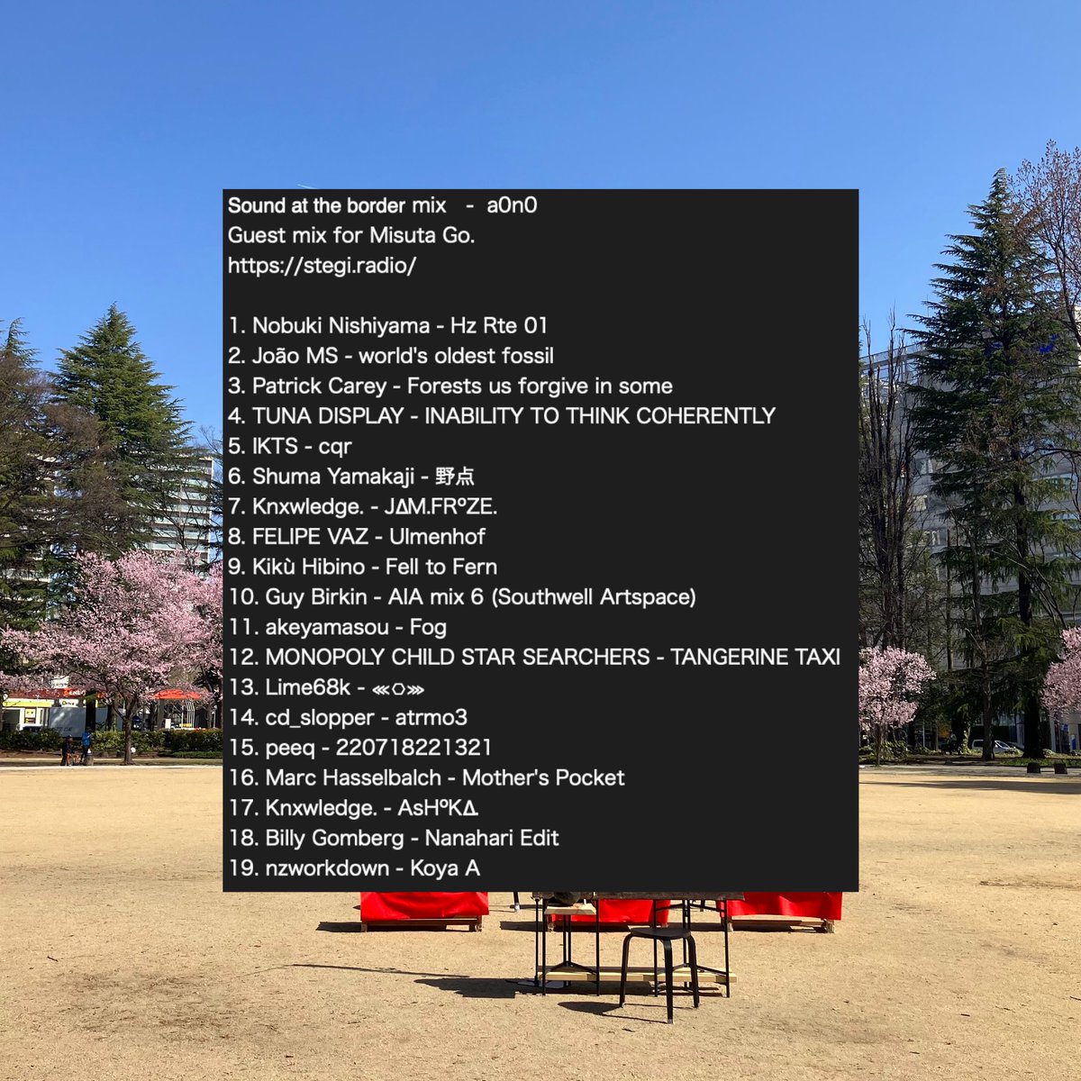 New Mix for Misuta Go a.k.a kompomop <a href="/kompomop5/">kompomop</a> 

Tonight!

25:00(JST)

stegi.radio