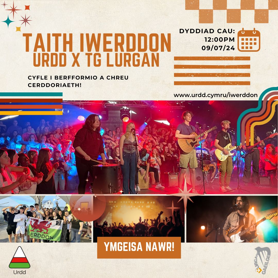 Taith Iwerddon Urdd x TG Lurgan🤩

Cyfle bythgofiadwy i bobl ifanc blynyddoedd 10–13 i fynychu taith yr Urdd i Iwerddon.

🗓️ 20–24 Awst
💵£30 (Trafnidiaeth, bwyd, llety, gweithgareddau) 

Ewch i’r wefan i ddysgu mwy: Iwerddon | Urdd Gobaith Cymru

🗓️Dyddiad cau: 9.07.24 | 12:00pm