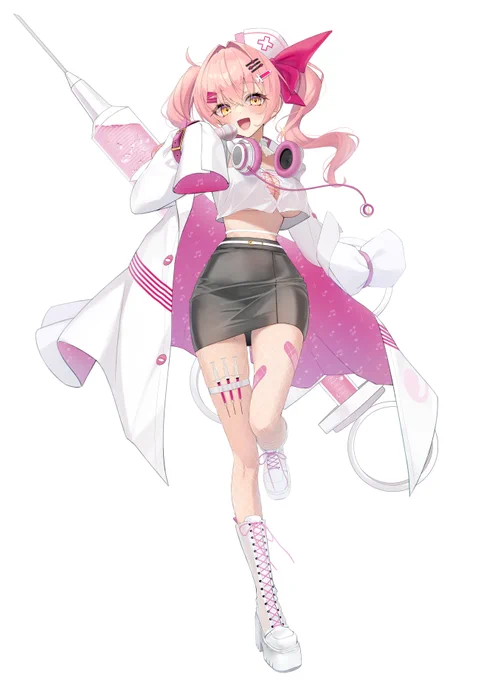 【 work 】みなとん。様()のVTuberデザインとキービジュアルを担当させていただきました 
