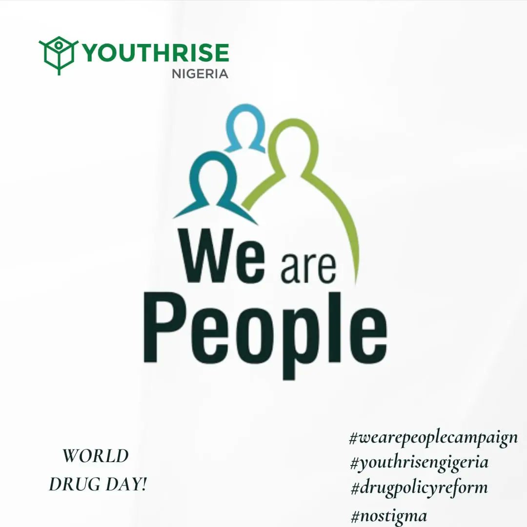 YouthRISE_NG's tweet image. World Drug Day!

The evidence is clear: invest in prevention.

Join the “WE ARE PEOPLE” campaign to advocate for humane and evidence-based response to drug use.

Let's champion smart investments in prevention.

#wearepeoplecampaign
#nostigma
#youthrisenigeria
#worlddrugday