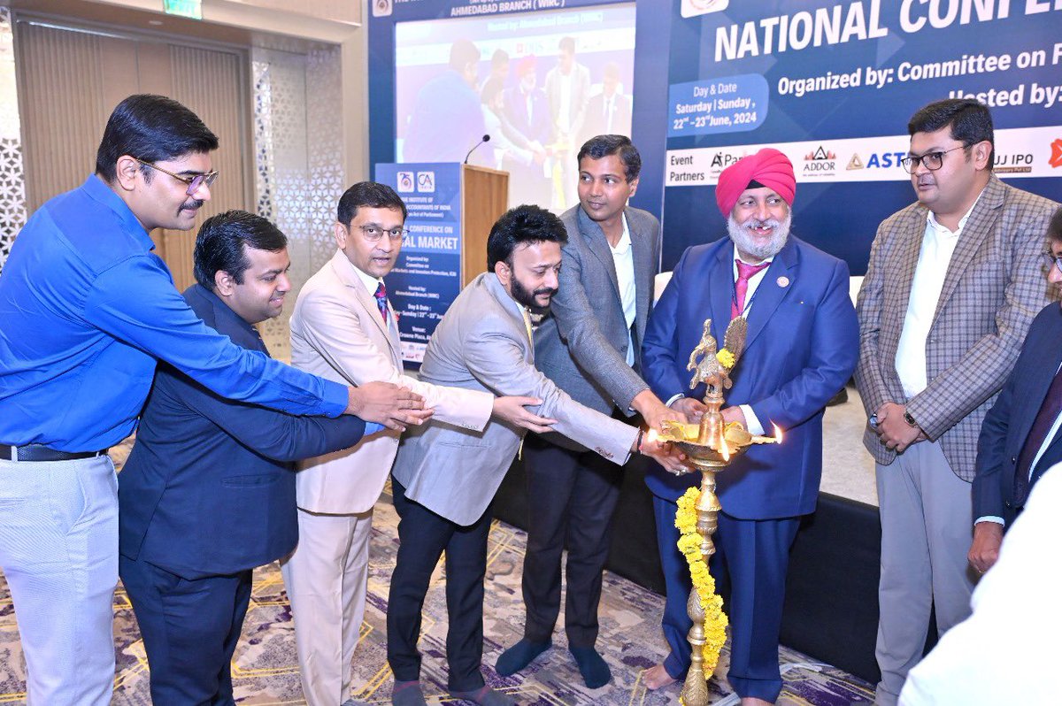 CAFENILLeads's tweet photo. Wonderful insights gained by attending few sessions of Capital Markets Conference organized by Ahmedabad Branch of WIRC of ICAI
#fenil #fenilshah #fenilspark #fitospark #walkorun #sukrutparivaar #sukrutparivaarahd #sukrutparivarcharitabletrust #fitocharity #fenilshares https://t.co/Nt0Tk68S0L