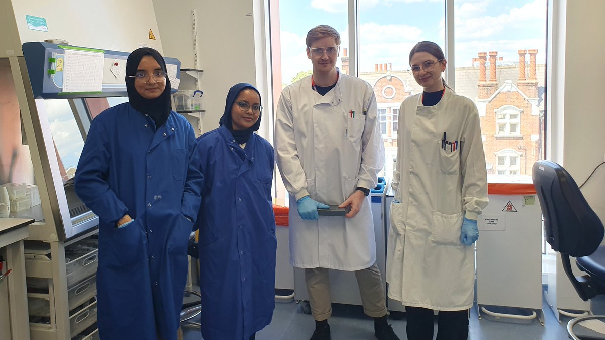 The Roger Williams Institute of Liver Studies (@inst_of_liver) on Twitter photo Last week we welcomed Shiyam & Sumaiya for a laboratory tour, microscopy demo and mentoring session with our PhD Students <a href="/UnaRastovic/">Una Rastović</a> & <a href="/MattRSiddle/">Matt Siddle</a> as part of the <a href="/KingsCollegeLon/">King's College London</a> In-Reach Undergrad Mentoring Programme, great to have you both!
<a href="/kingsmedicine/">King's Faculty of Life Sciences & Medicine</a> <a href="/KCLImmunoMicro/">School of Immunology & Microbial Sciences</a> Last week we welcomed Shiyam & Sumaiya for a laboratory tour, microscopy demo and mentoring session with our PhD Students <a href="/UnaRastovic/">Una Rastović</a> & <a href="/MattRSiddle/">Matt Siddle</a> as part of the <a href="/KingsCollegeLon/">King's College London</a> In-Reach Undergrad Mentoring Programme, great to have you both!
<a href="/kingsmedicine/">King's Faculty of Life Sciences & Medicine</a> <a href="/KCLImmunoMicro/">School of Immunology & Microbial Sciences</a>