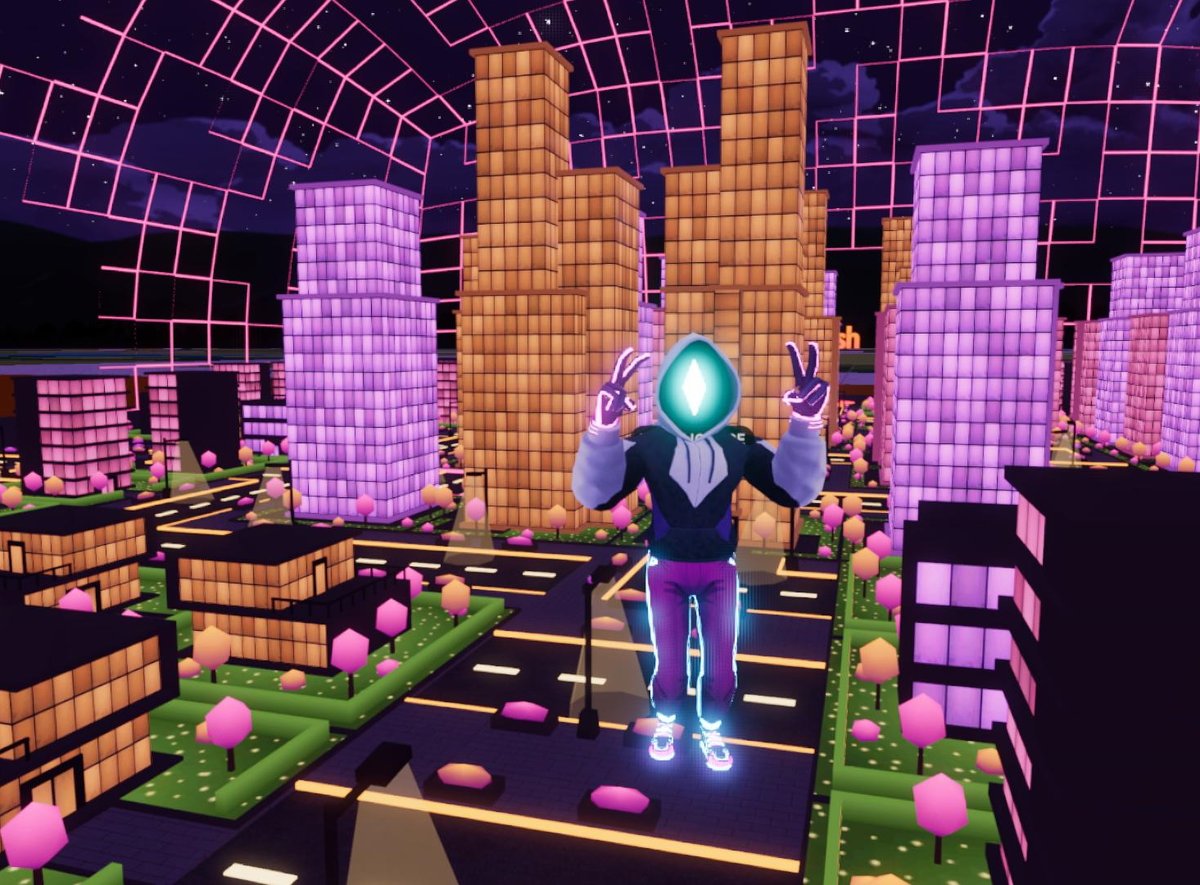 Ready to Party🤩
@Decentraland #DCLGXGRWM <a href="/tangpoko/">Tangpoko</a>

Giant Emote - decentraland.org/marketplace/co…
Mystic AI Hoodie - decentraland.org/marketplace/co…
Illuminated Street Cargo Pants - decentraland.org/marketplace/co…
Moonminer's Gloves - decentraland.org/marketplace/co…
Neonwave Sneakers - decentraland.org/marketplace/co…