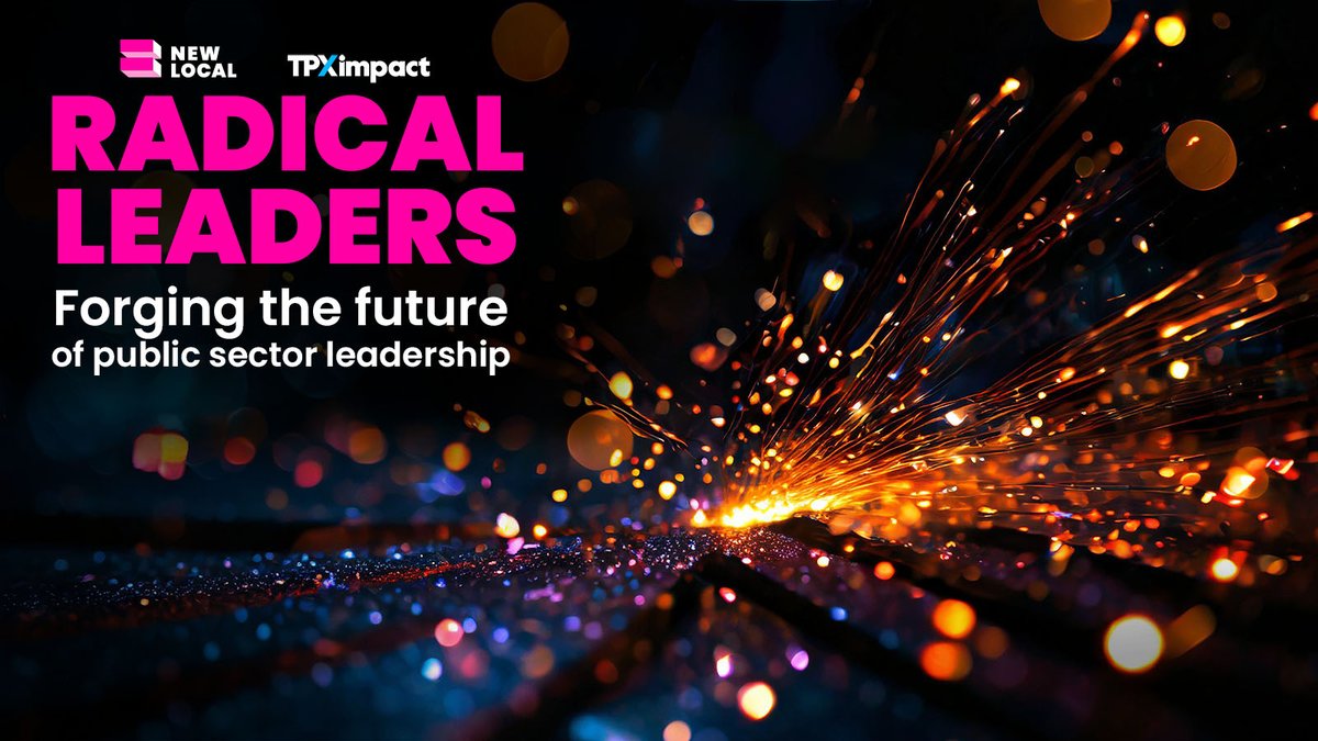 The time has come for a radical rethink.

Take your place among some of the most forward-thinking senior officers in local government. Together we’ll spend 24 hours unpacking how leaders need to flex for the challenges of today.

🗓️19-20 Sept ➡️Register  newlocal.org.uk/events/radical…