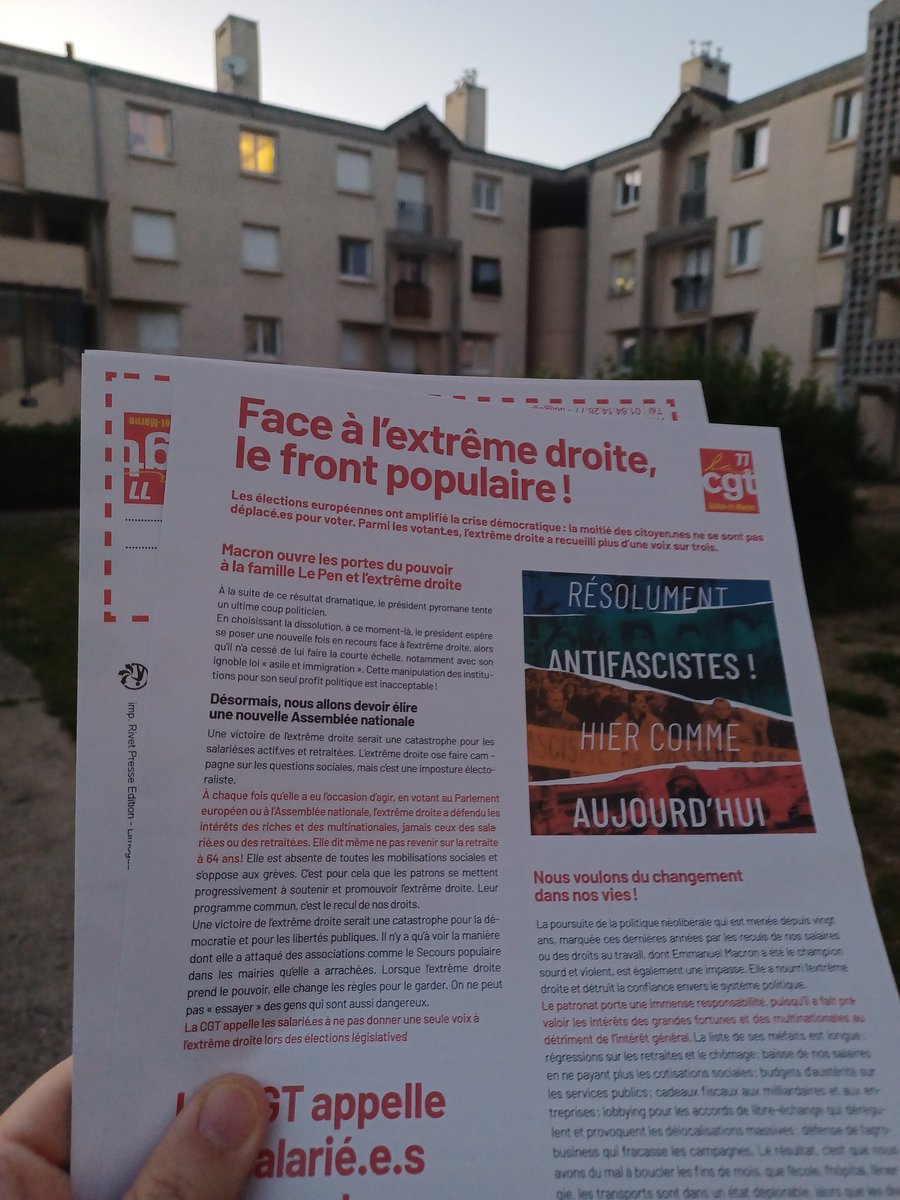 🧨 BANDEROLE ET TRACTAGE 🧾

Noisiel, Torcy et Lognes 

▶️ Contre l'extrême-droite, organise toi !

#seineetmarneantifa #seineetmarne #antifasciste #antifa #pyro #stoprn