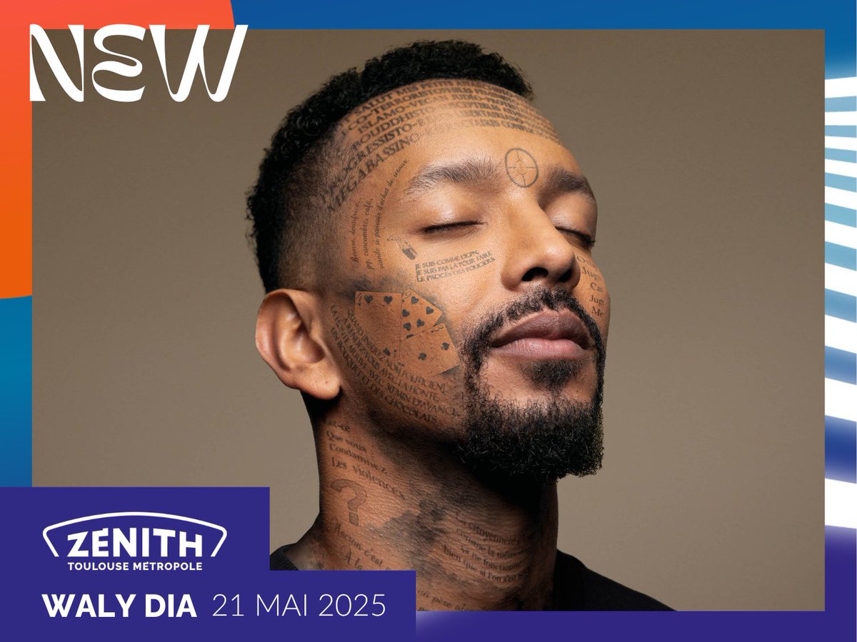 NEW | Saison 2024/25 |
Waly Dia annonce la tournée des Zénith avec son spectacle "Une heure à tuer"
➡️ Mercredi 21 mai 2025 à 20h
🎫 Ouverture billetterie : 28/06 à 10h
ℹ️ Info et résa sur notre site officiel : bit.ly/4ewp7oy
Avec K-WET Production et 4ème Sens