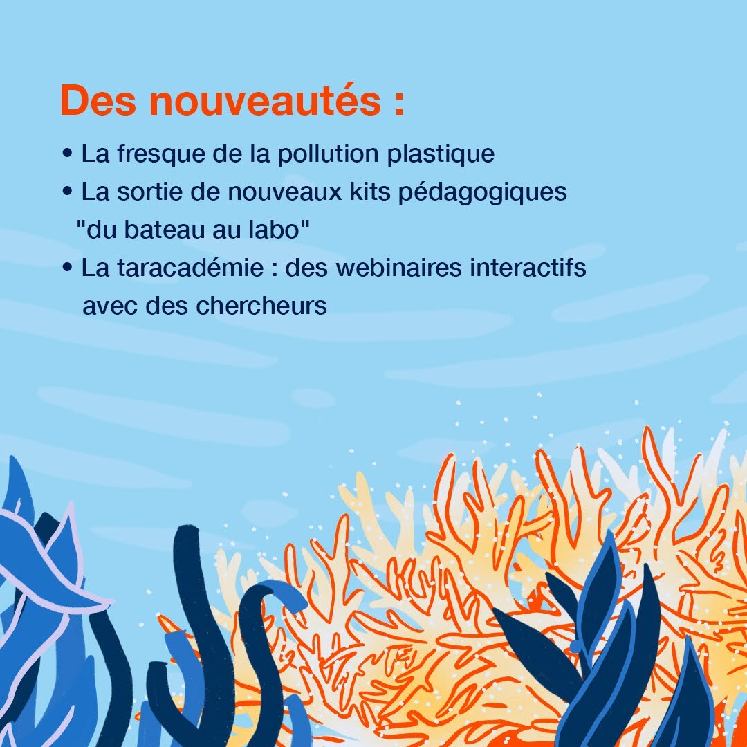TaraOcean_'s tweet photo. [Scolaires] + de 160000 élèves/ 6500 enseignants ont travaillé avec les ressources de la Fondation Tara Océan cette année ! 👏
Les nouveautés de l'année ? La #fresque de la #pollution plastique, des kits pédagogiques sur d'authentiques données scientifiques et la #taracadémie ! https://t.co/mYHlIKT5Ct