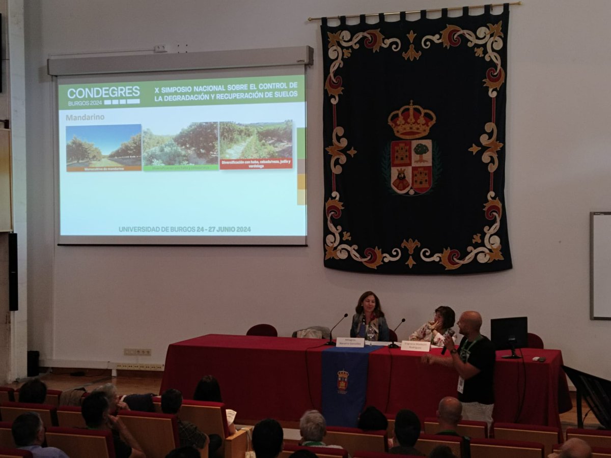 Raul Zornoza (@zornoza_raul) on Twitter photo Showing in #condegres2024 #burgos that only conservation tillage associated to alley cropping short-term improves soil health in different EU woody crops, with positive effects on yield <a href="/diverfarming/">Diverfarming</a>
<a href="/CEBAS_SWC/">CEBAS SWC</a> <a href="/UPCToficial/">Universidad Politécnica de Cartagena | UPCT</a> <a href="/OPECT_UPCT/">OPECT - UPCT</a> <a href="/Univcordoba/">Universidad Córdoba</a> <a href="/ASAJAMURCIA/">ASAJA REGIÓN DE MURCIA</a> Showing in #condegres2024 #burgos that only conservation tillage associated to alley cropping short-term improves soil health in different EU woody crops, with positive effects on yield <a href="/diverfarming/">Diverfarming</a>
<a href="/CEBAS_SWC/">CEBAS SWC</a> <a href="/UPCToficial/">Universidad Politécnica de Cartagena | UPCT</a> <a href="/OPECT_UPCT/">OPECT - UPCT</a> <a href="/Univcordoba/">Universidad Córdoba</a> <a href="/ASAJAMURCIA/">ASAJA REGIÓN DE MURCIA</a>