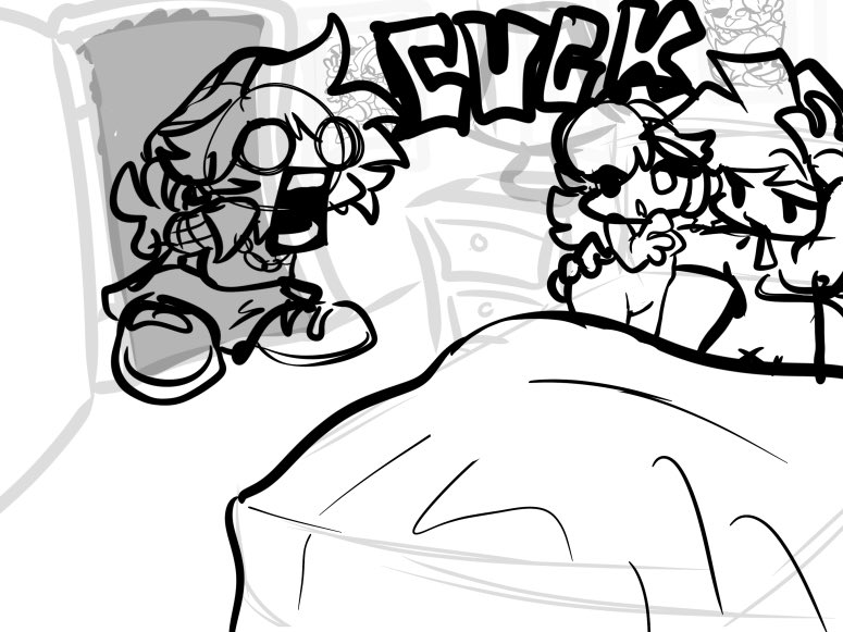 Flowstream_Funk's tweet image. Random joke doodle of Flow getting cucked lmfao