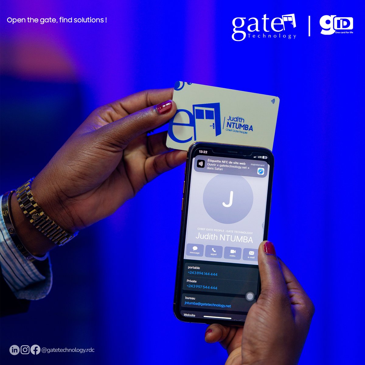 gaterdc's tweet photo. “6 mois sans #réseautage ? gID est votre unique smart #cartedeVisite pour élargir votre #networking !” 💼
“Si tu as une super idée et que tu n’as pas de partenaire, tu n’as pas de #business.” Nabou Fall🚀
Connectez-vous et faites grandir votre réseau #professionnel ! 💡🤝 https://t.co/wNcs6kQdSy