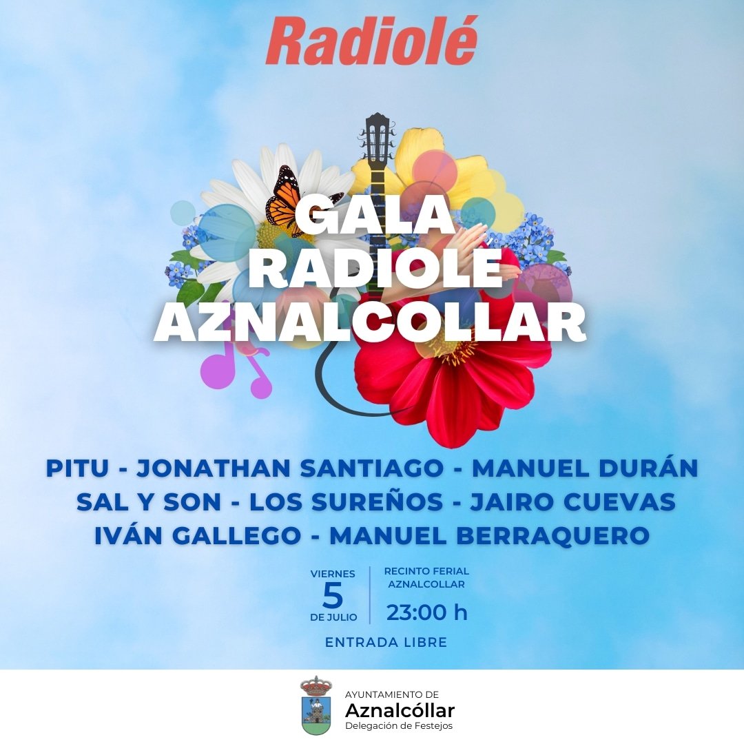¡El día 5 a las 23.00 tenemos una cita en Aznalcóllar! ¡Entrada libre!