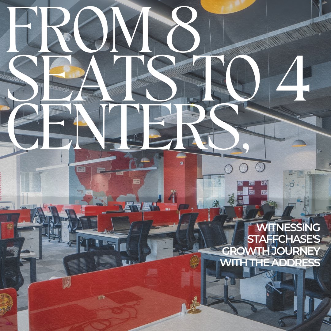 GoToTheAddress's tweet photo. We are thrilled to share the success story of one of our earliest and most cherished clients, Staffchase.

#Growth #Design #RealEstate #Coworking #OfficeSpace #BusinessGrowth #CreativeSpaces #WorkspaceDesign #PropertyDevelopment #EntrepreneurLife #OfficeDesign https://t.co/U5kCzdWcVh