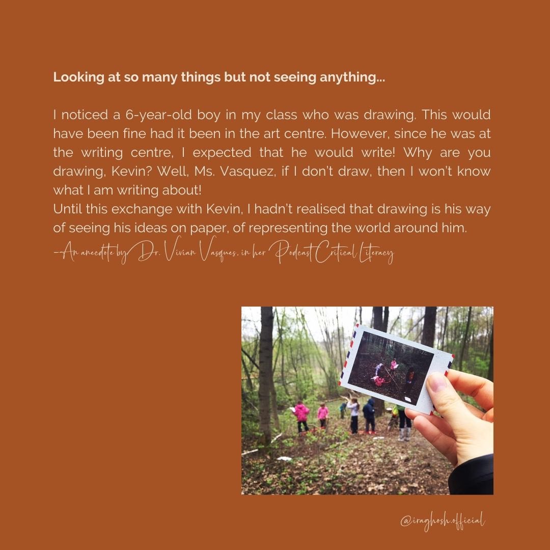 IraGhosh's tweet photo. How are you #kidwatching in your classroom?
Kind of self-explanatory, kidwatching simply means watching-kids. But with a gentle reminder that ‘watching’ is an action verb. A term I got familiarised with by Saha Ahmed. The nerd in me couldn’t stop &amp; had to dig in deeper #pypchat https://t.co/2QXMZXNHOf