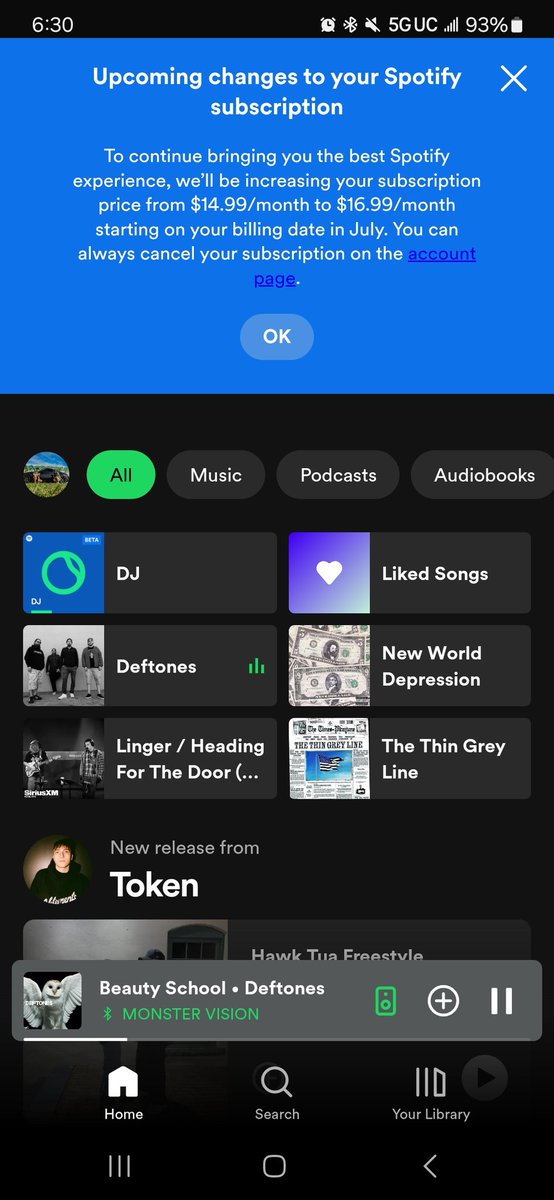 Alice68j's tweet photo. @Spotify what is this crap? https://t.co/MAEGrjdGlO