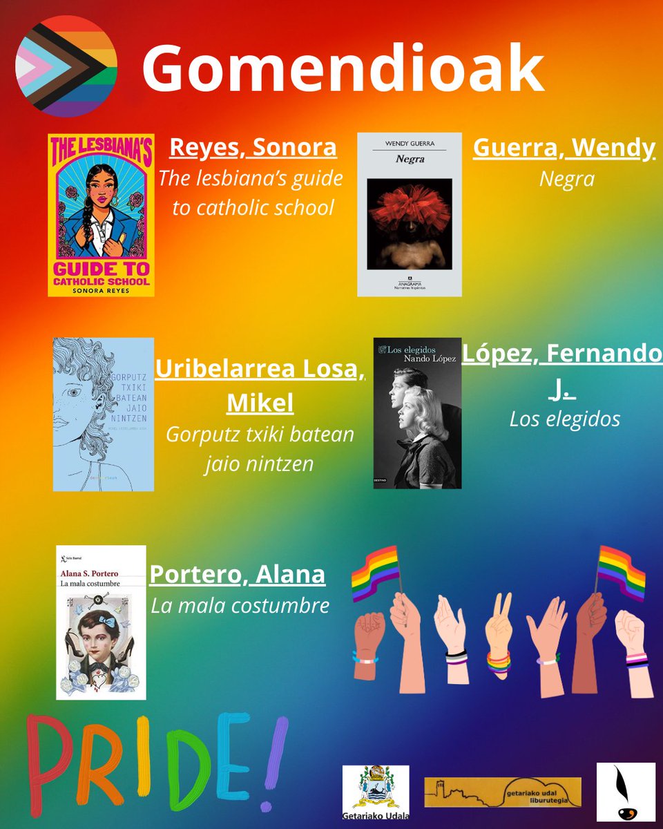 libgetaria's tweet photo. Ekainaren 28a harrotasun eguna da eta Getariako Udal Liburutegitik ospatu nahi dugu🏳️‍🌈🏳️‍⚧️Gorroto diskurtsoen aurka!👩‍❤️‍💋‍👩👨‍❤️‍👨
@GetariakoUdala  
@ereitenkz
#DiaDelOrgullo #28DeJunio #HarrotasunEguna #ekainaren28 https://t.co/4RuKYtEfHQ