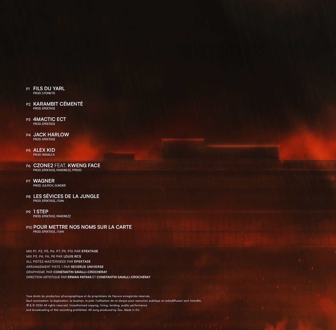 ShadesFrance's tweet image. 🚨ZEU annonce la sortie d’un nouveau PROJET !!

"WATERGATE : SCANDAL"

Avec :
▫️KWENG FACE 🇬🇧

📆 30 JUIN

📸 imaginecsc

Cover :                                     Tracklist :