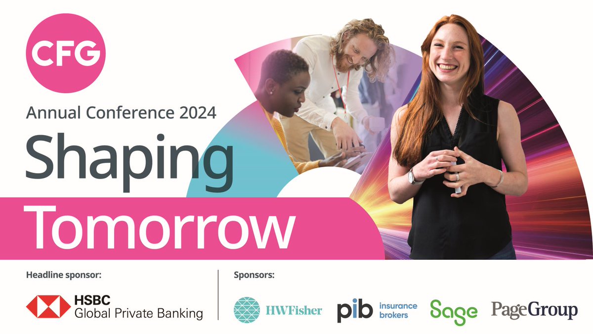 The CFG Annual Conference 'Shaping Tomorrow' is just one day away. Taking place tomorrow 27 June this fully booked conference will be abuzz with charity finance chatter. We want to thank our sponsors <a href="/HSBC_UK/">HSBC UK</a> <a href="/HWFisherUK/">HW Fisher</a> <a href="/PIB_Insurance/">PIB Insurance Brokers</a> @SageUK and #PageGroup.

 #CFGAC24