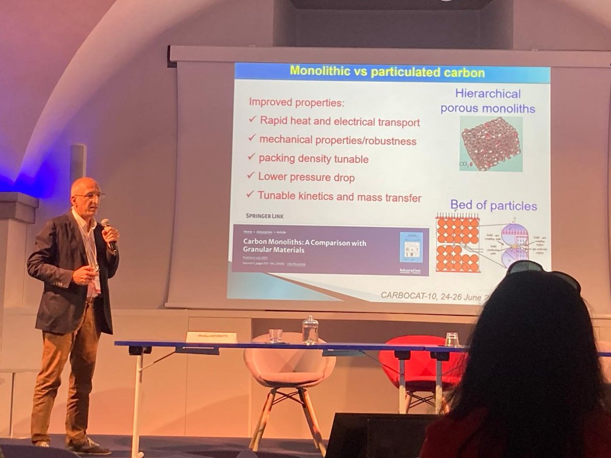 <a href="/EBordeje/">Enrique García Bordeje</a>, del <a href="/GCNN_CSIC/">G-CNN. Group of carbon nanostructures</a>, impartió la Keynote titulada "Control the third dimension of carbon materials: porous structured reactors and catalysts"