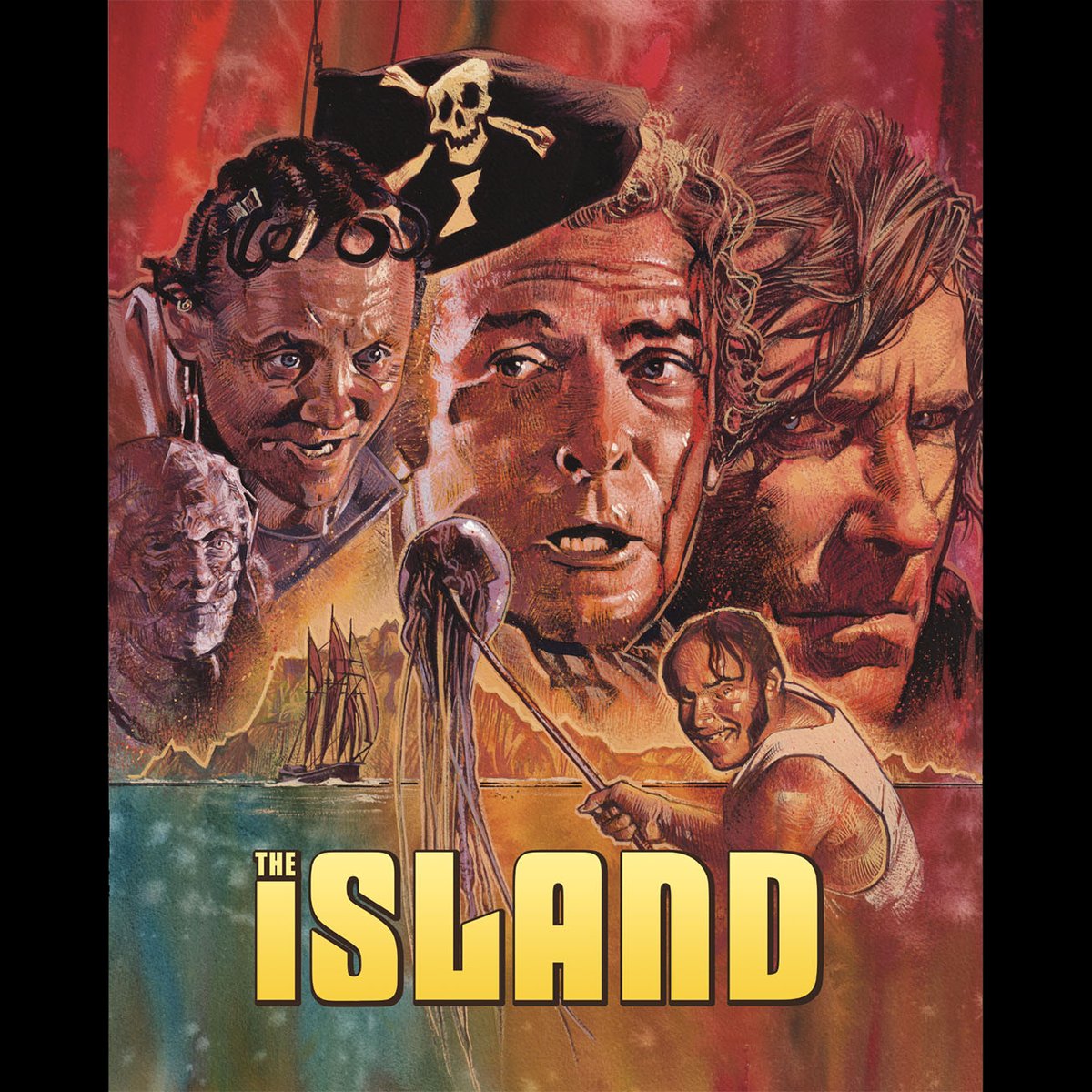 Scheduled for release in August, 'The Island' - from Treasured Films.
Unfortunately, the art can't be used on the main box, so will appear on the accompanying booklet.
This was the perfect opportunity to pay homage to Dudley Sutton, an extraordinary actor!