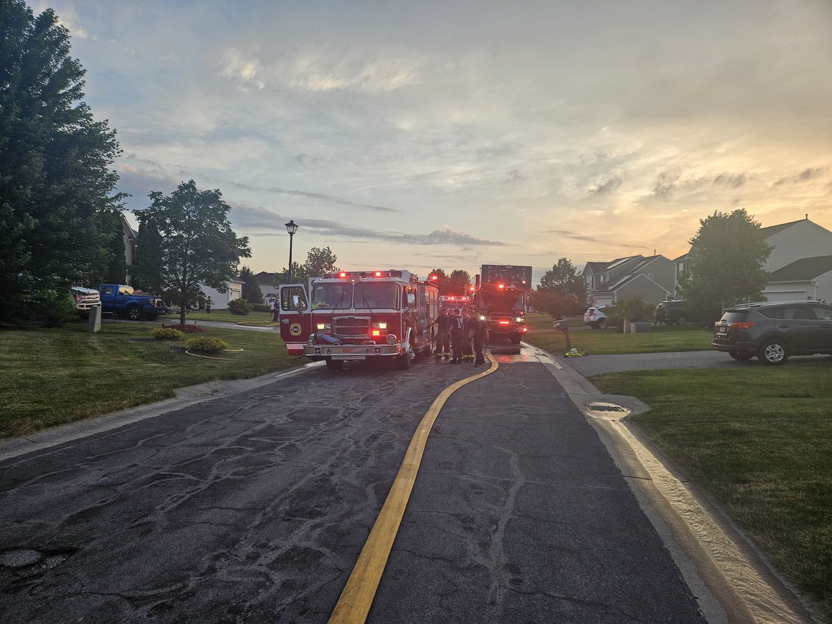 Quick work on a garage fire in Station 6's first due around 5 this morning. No injuries and the homeowners are able to continue occupying the home