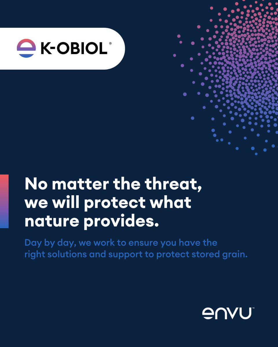K-Obiol® CE 25 is the ideal solution for the protection of stored food, acting as a preventive insecticide that can be used to treat walls and storage areas thanks to the synergy of deltamethrin and piperonyl butoxide. 👍

Learn more : uk.envu.com/pest-managemen…

#StoredGrain #Envu