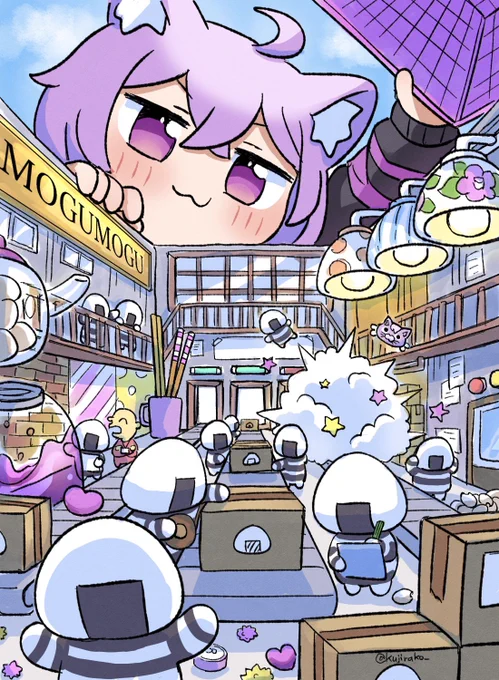 おにぎりゃー製造ライン #絵かゆ 