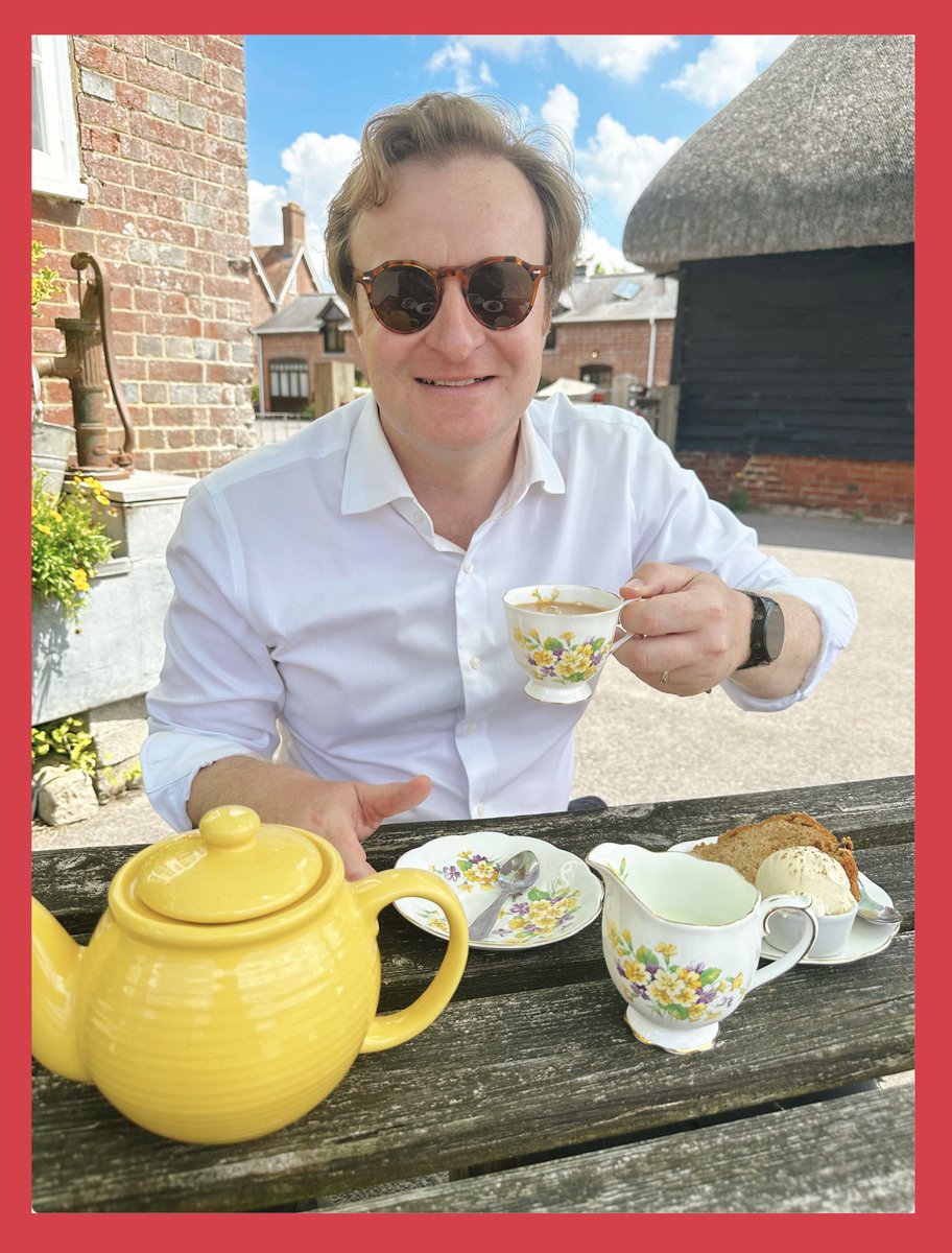 Sometimes you can't beat hot cup of tea on a hot day! Stopped for a little break at Britford Farm Shop yesterday, which serves some of the most delicious cakes you'll ever eat. Thank you to the people who approached me to promise your vote!