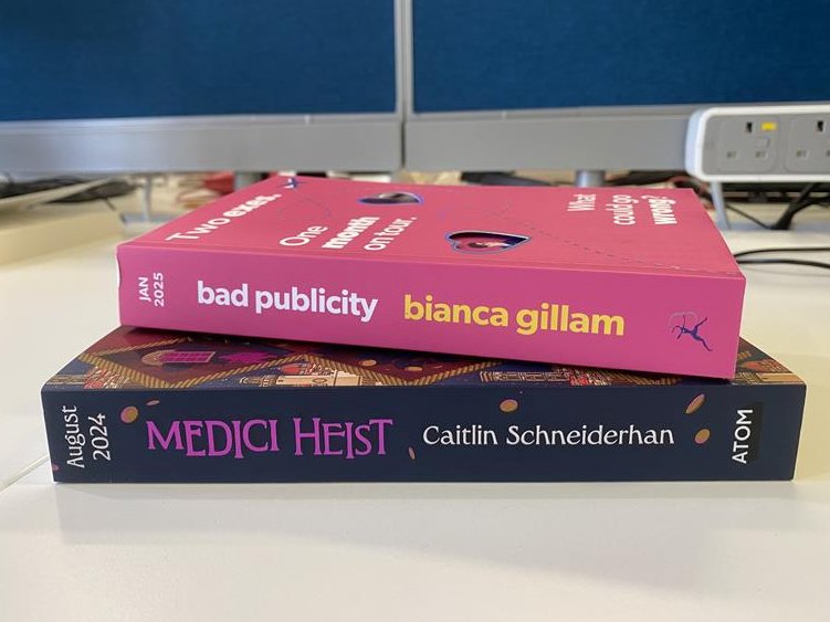 ellakroftpatel's tweet image. Received some gorgeous #bookpost this week! Thank you @katyaellis_ and @darcy_rn 💗
#MediciHeist #BadPublicity