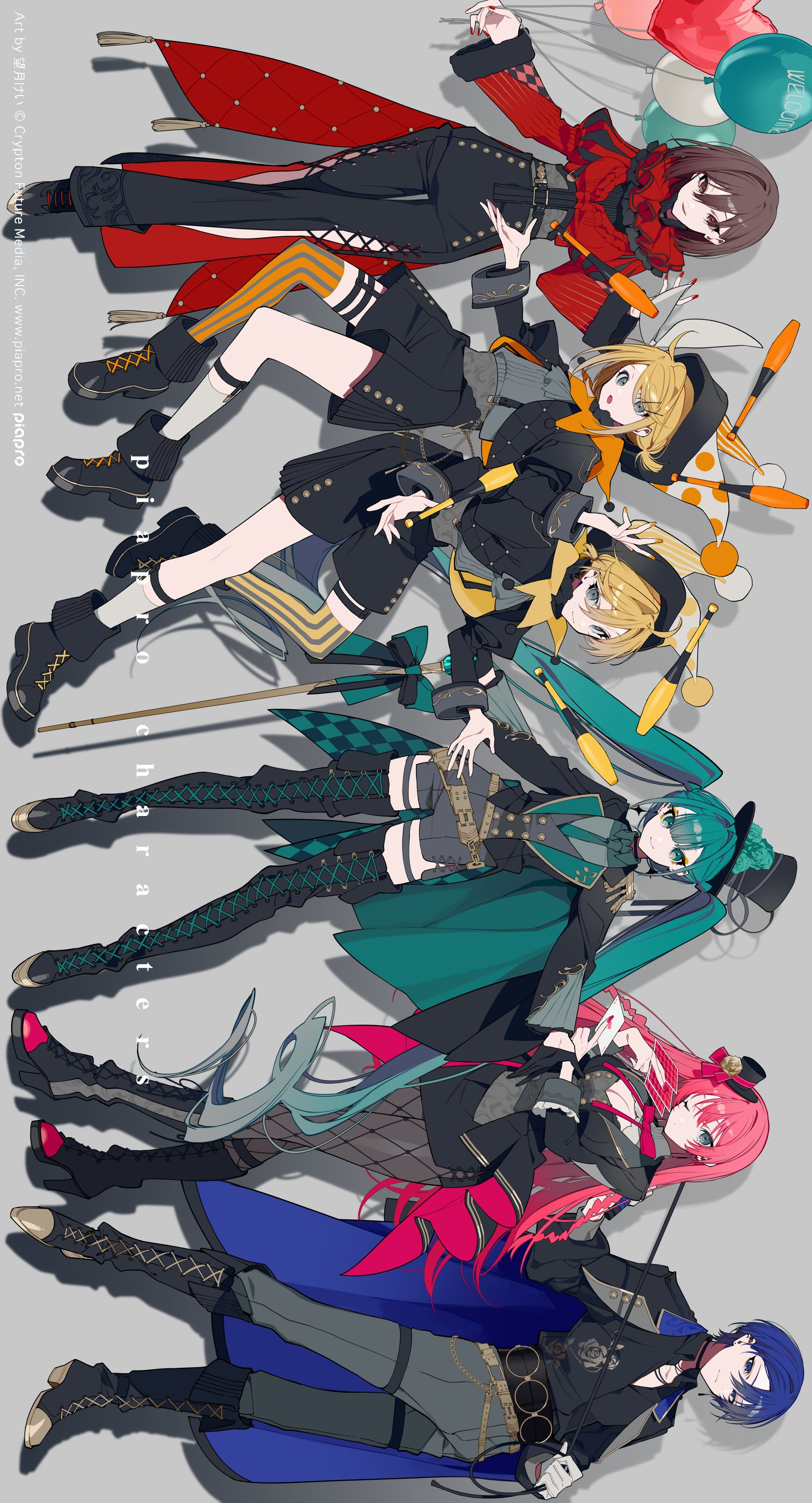 エンジョイ！大阪　缶バッジ　初音ミク　望月けい　ピアプロ　ブラックサーカス 初音ミク』トレーディング缶バッジ サーカス【BOX】【予約