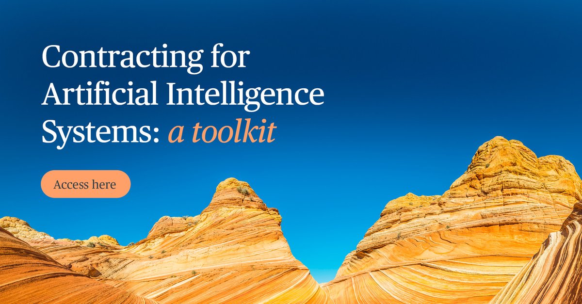 What should you consider when contracting for #AI systems? AI contracts may resemble traditional software contracts, but AI technology’s unique aspects need a tailored approach. Our toolkit guides you through key considerations. Request your copy here: 2bird.ly/4eByEeb