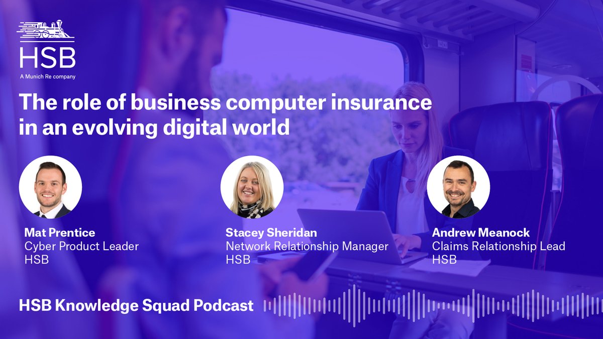 HSB_Eng_Ins's tweet image. In our latest podcast, we discuss how evolving working trends are impacting business computer-related #insurance risks, and what key #ComputerEquipment exposures businesses need to consider.  ow.ly/mvg650Spnlj 

#InsuranceBroker #MGA #MGAs #HybridWorking #ITriskmanagement