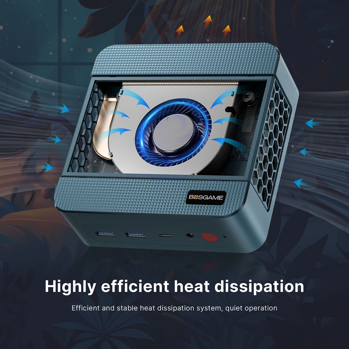 🌀 Keep it cool with the BOSGAME P2! Our latest mini PC packs a powerful cooling system to handle intense workloads silently. #StayCool #TechInnovation
Retweet, follow us &amp; respond with your most heat-intensive tasks for a chance to win a tech upgrade! #PC #pcdesign #Minipc