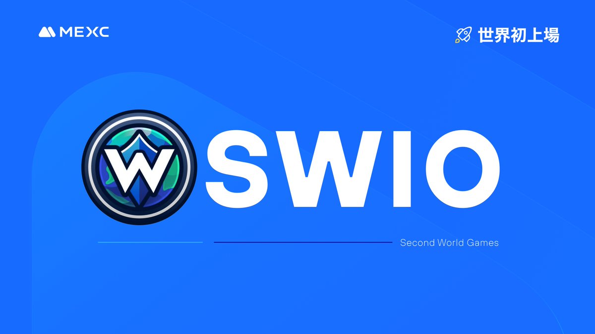 MEXC_Japan's tweet photo. #Kickstarter エアドロップの投票結果および上場
#SWIO @SecondWorld_io
イノベーションゾーン上場🚀
💵入金:開始済み
💰出金:6/27 22:00(JST)
📈 $SWIO/USDT 取引開始:6/26 22:00(JST)
詳細は👉https://t.co/Rq5s635pC3
#MEXC #暗号資産 #仮想通貨 #新規上場 https://t.co/5g7XGQvoP3