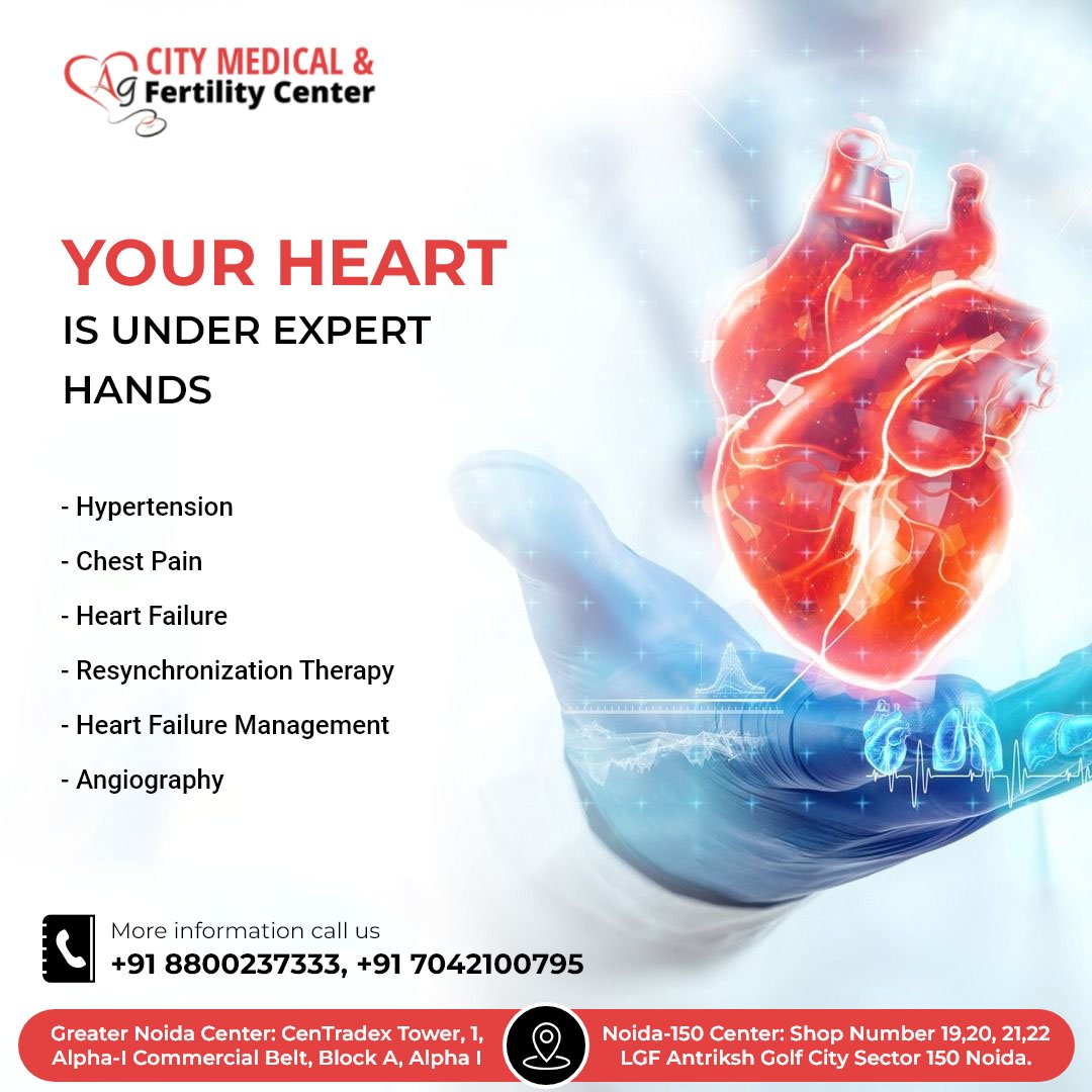 city_fertility's tweet photo. Unlock peace of mind knowing your heart is in expert hands at City Med &amp; Fertility Center. Our dedicated specialists are here to guide you every step of the way

Call us: 8800237333 or 7042100795
#cardiology #hearthealth #citymedfertilicenter #heartcare #noidahospital https://t.co/gy9eJrg7Wr