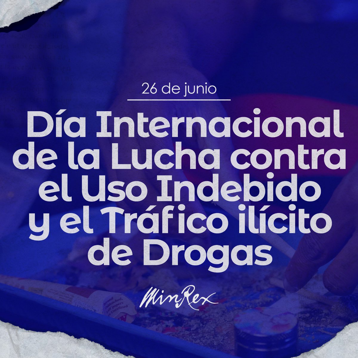 En el Día Internacional de Lucha vs el Uso Indebido y el Tráfico Ilícito de Drogas, reiteramos voluntad de #Cuba de abordar esta temática desde un enfoque integral, que logre equilibrar acciones de prevención y enfrentamiento, bajo principio de tolerancia cero ante este flagelo.