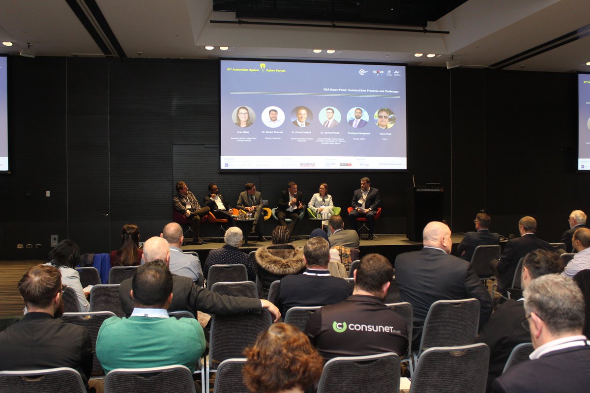 AgoraHighTech's tweet photo. And that’s a wrap! #AUSpaceCyberForum Great to see so many people interested in the #SpaceCyber. Thank you to all our incredible guest speakers, panellists, sponsors and of course everyone who attended the event. 

Excited for next year! Stay tuned https://t.co/7QixV7FTHe https://t.co/vpV9mKTNXk