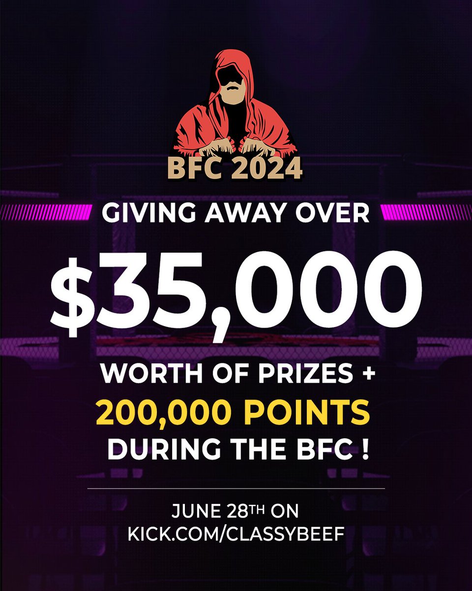 💰 Stake tip for 3 people who Like, Comment &amp; Retweet! 💰

Here’s the total amount being given away during the 2024 BFC tomorrow! 💸 Remember, this is your last call to get raffle tickets with your hard-earned points in our store to win the $20k meet &amp; greet and the Samsung TV!