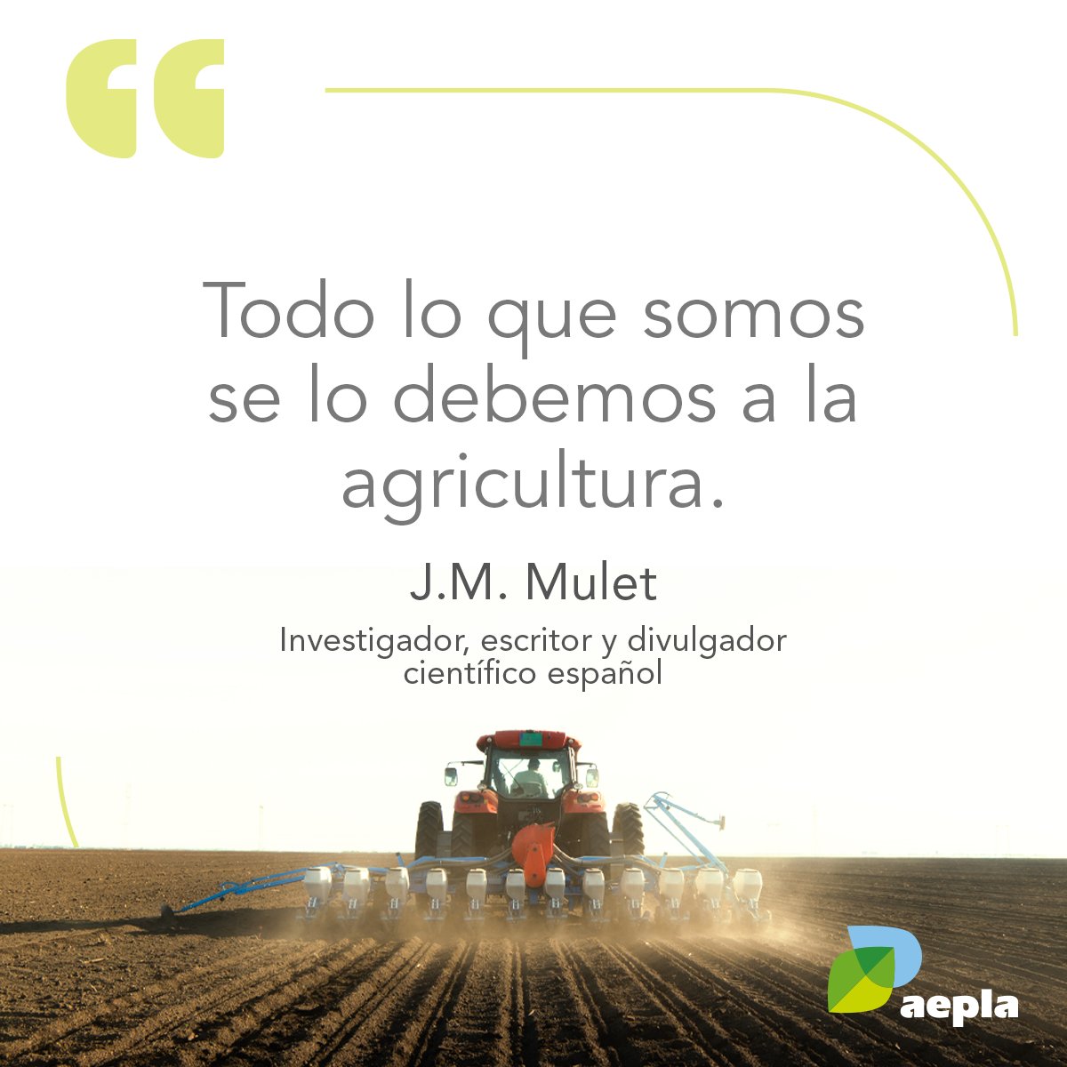 Aunque muchas veces no se le otorgue la importancia que merece, la #agricultura ha sido clave para nuestro desarrollo actual y de ella depende nuestro presente y #futuro como sociedad.

Sin agricultura nada tiene sentido.

#SinTiNoSoyNada 💚