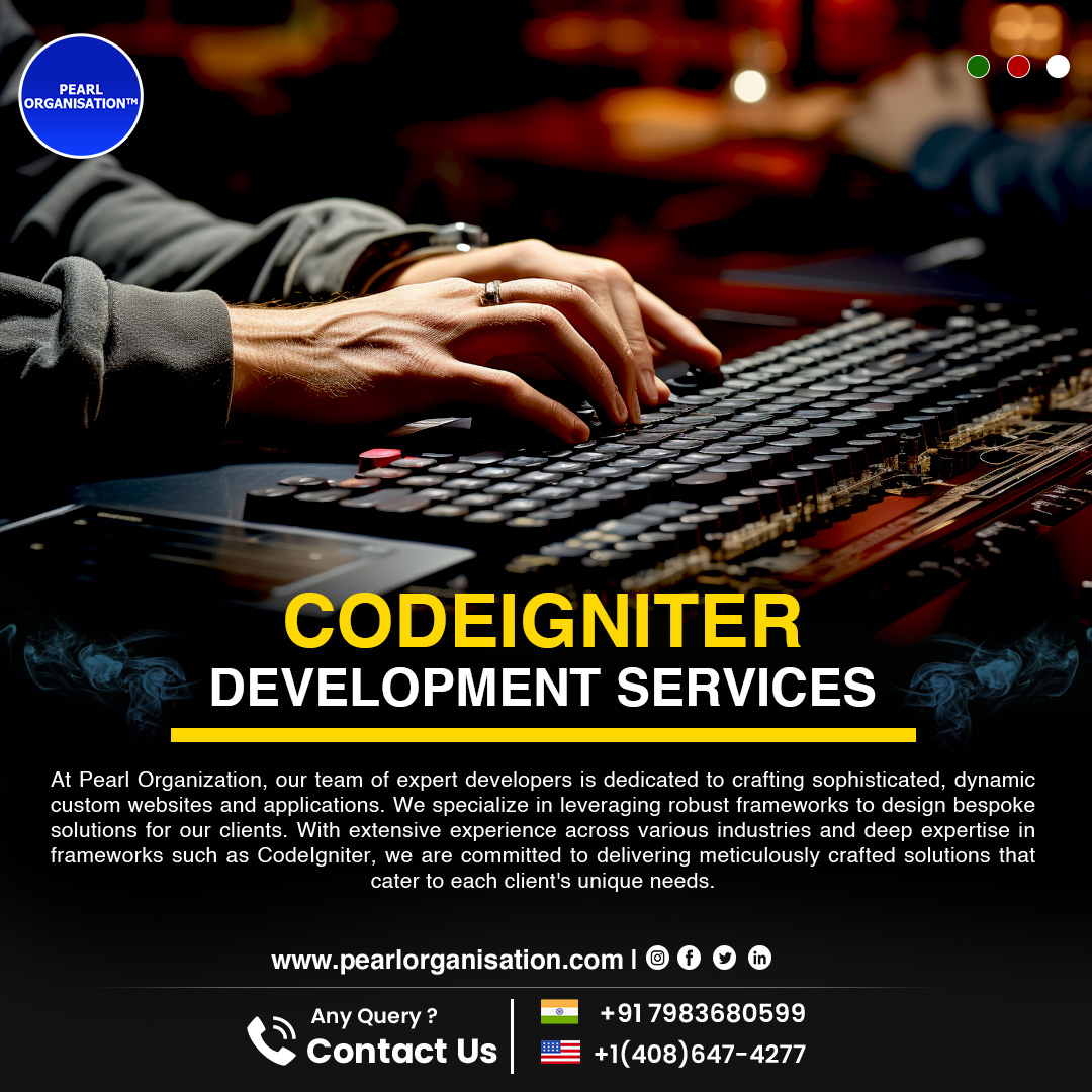 pearlorgs's tweet image. CodeIgniter Development Services

Visit us at: pearlorganisation.com

#ExpertCodeIgniterTeam #BespokeWebDevelopment #SkilledWebEngineers #DynamicWebApps #TailoredWebSolutions #CrossIndustryExpertise #DedicatedClientService #PersonalizedWebServices #AdvancedWebTech