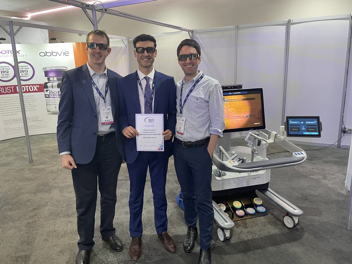 Mehrshad Sultani Tehrani (@mehrshadst0) on Twitter photo Thank You so much to the amazing team at Guys for the opportunity to work with this exciting innovation and BAUS for this Prize.
Absolutely Honoured!
#BAUS2024
<a href="/benchallacombe/">Ben Challacombe</a> <a href="/arhshepherd/">Andrew Shepherd</a>
<a href="/BAUSurology/">BAUS</a> <a href="/GuysUrology/">Guy's Urology News</a> Thank You so much to the amazing team at Guys for the opportunity to work with this exciting innovation and BAUS for this Prize.
Absolutely Honoured!
#BAUS2024
<a href="/benchallacombe/">Ben Challacombe</a> <a href="/arhshepherd/">Andrew Shepherd</a>
<a href="/BAUSurology/">BAUS</a> <a href="/GuysUrology/">Guy's Urology News</a>